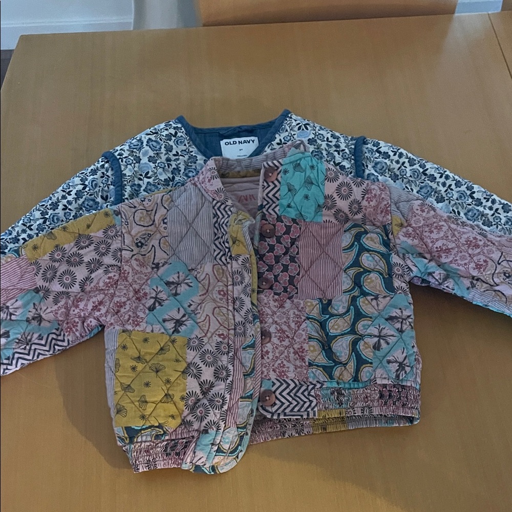 Bundle of two Quilted Jackets Zara &Old Navy
